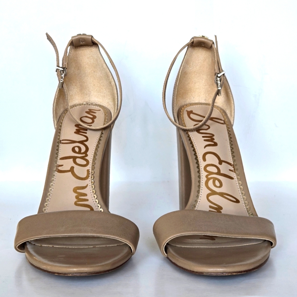 Sam Edelman Tan Heels Size 9.5 - Picture 2 of 8